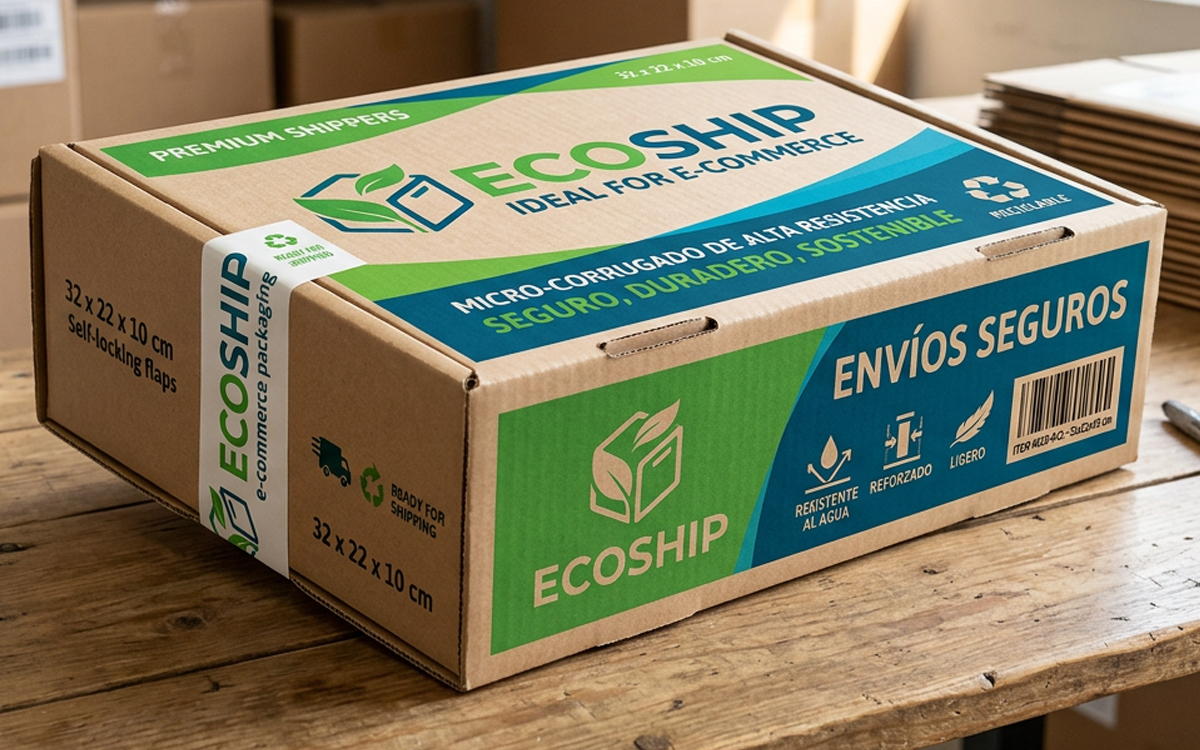 Cajas de Microcorrugado Impresas