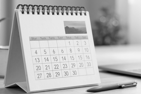 Impresión de calendarios de escritorio y pared